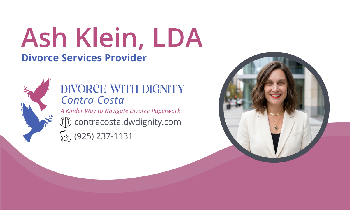 A Calmer Path Forward: Welcoming Ash Klein to Divorce With Dignity® in Contra Costa County
