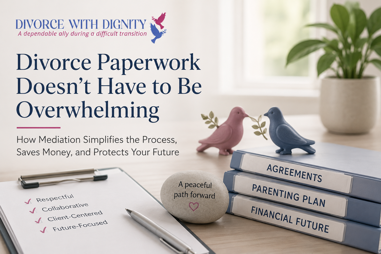 Divorce Paperwork Doesn’t Have to Be Overwhelming: A Better Way to Navigate Divorce Through Mediation